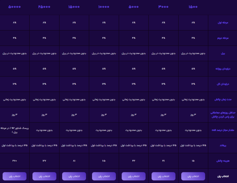 چالش توربو تامین سرمایه 30 روزه 60 %